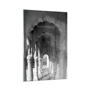 Quadro em vidro - Contos de fadas orientais acontecem aqui - 70x100 cm