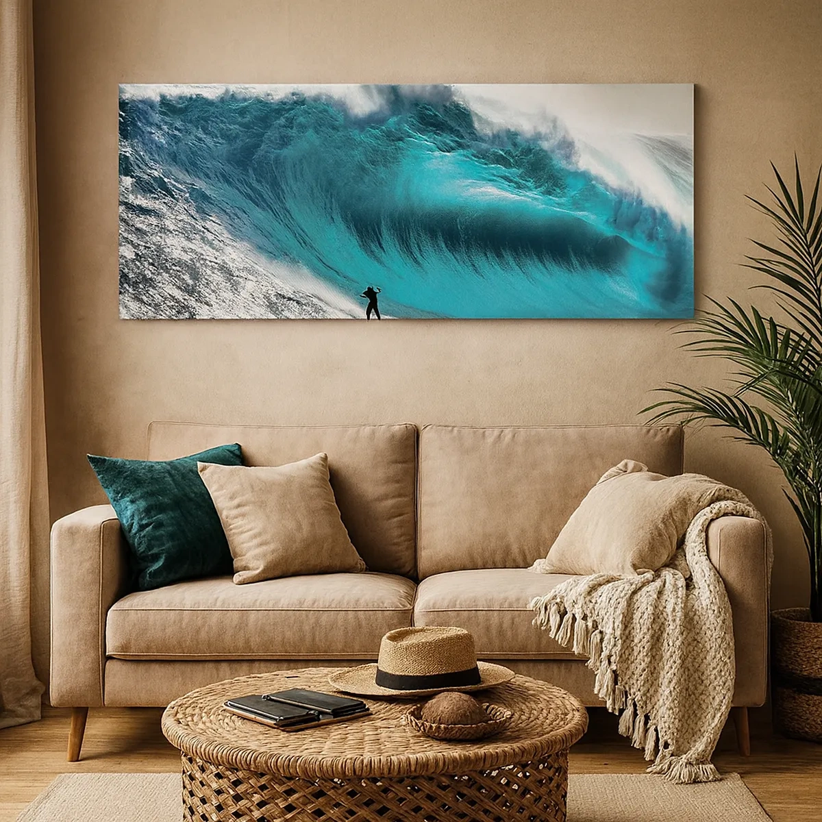 Quadro em tela - Desafio aceite - 30x30 cm