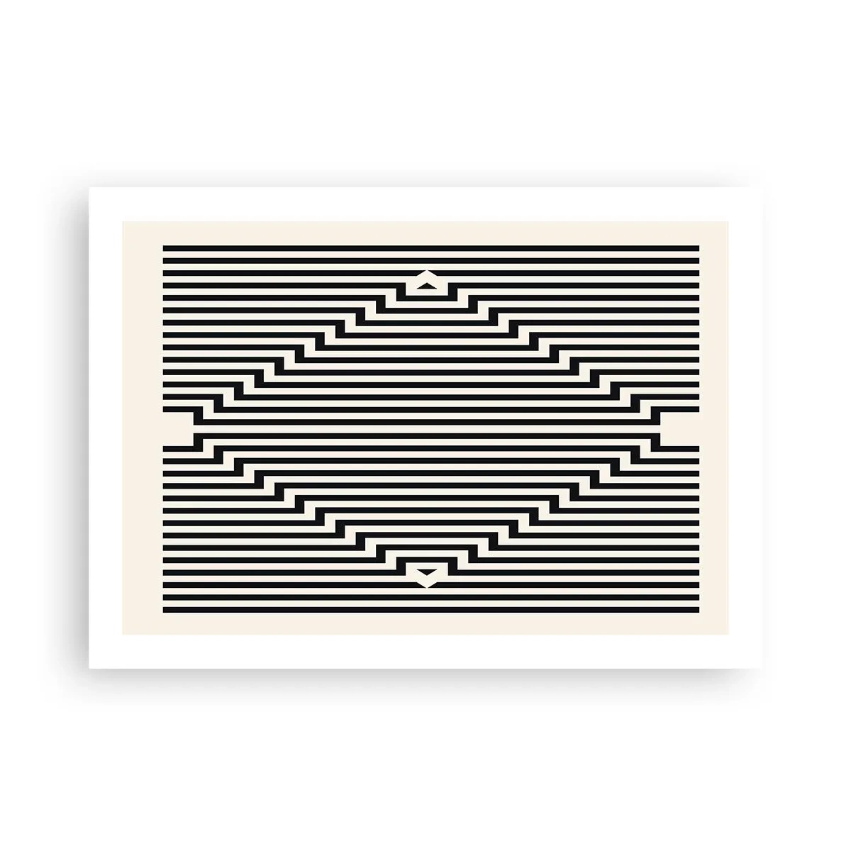 Pôster - Ilusão geométrica - 70x50 cm