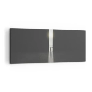 Quadro em tela - Um passo para um futuro brilhante - 100x40 cm