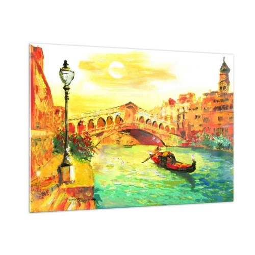 Quadro em vidro - Romaria dos amantes - 100x70 cm
