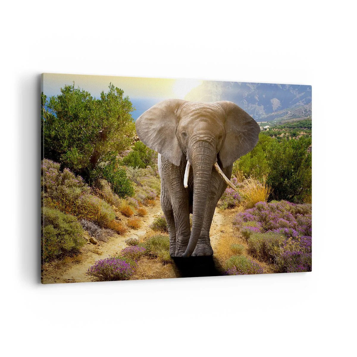 Quadro em tela - Assim era o Éden - 100x70 cm