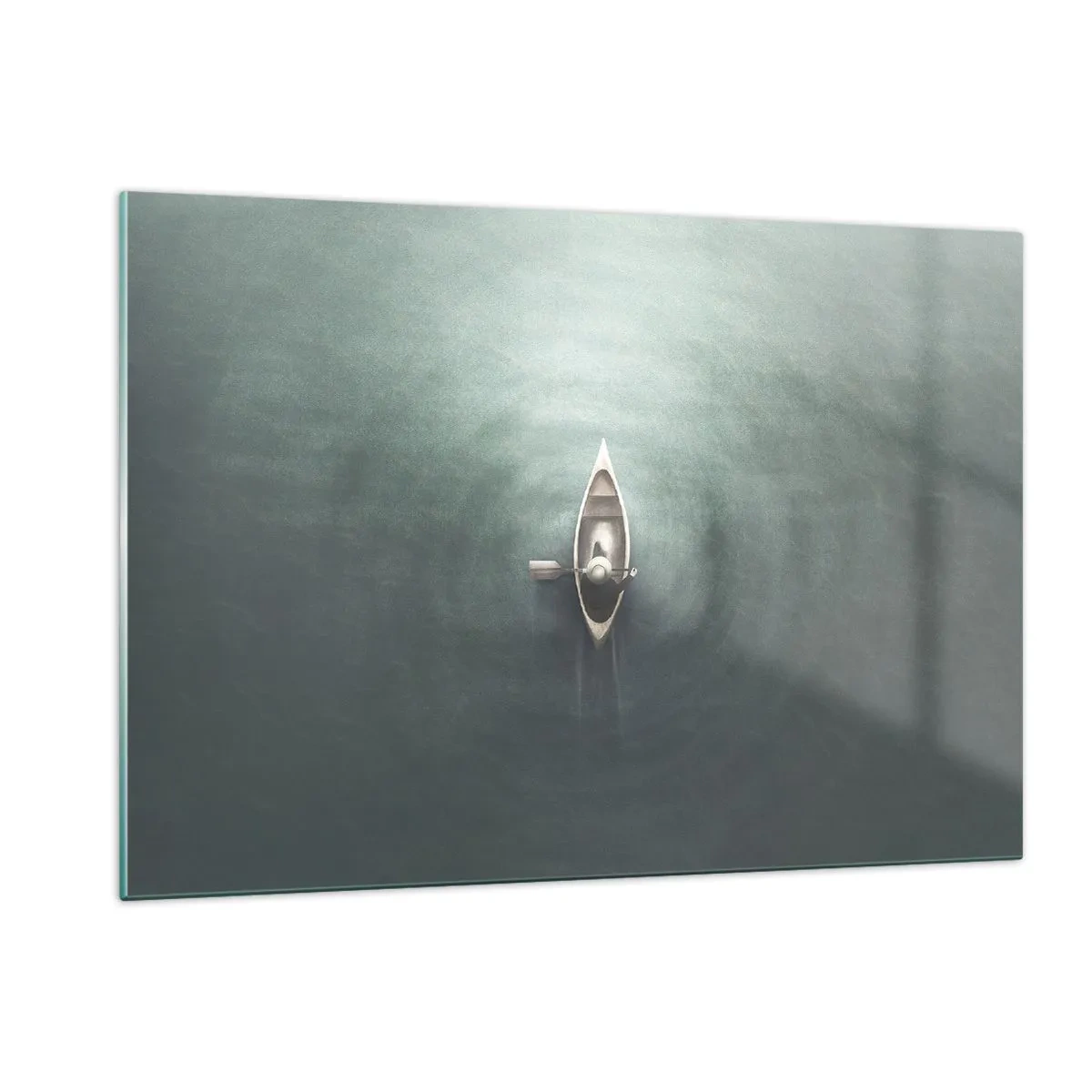 Quadro em vidro - Através do lago da lua - 120x80 cm