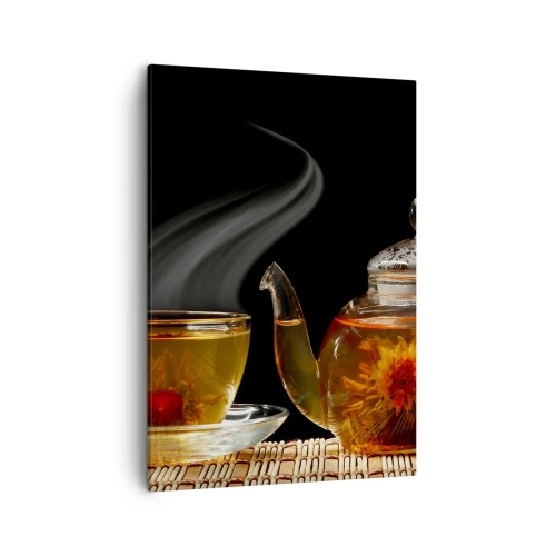 Quadro em tela - A magia e a arte de preparar chá - 50x70 cm
