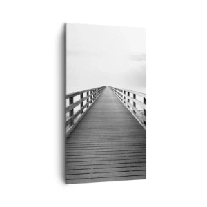 Quadro em tela - Para longe... - 45x80 cm