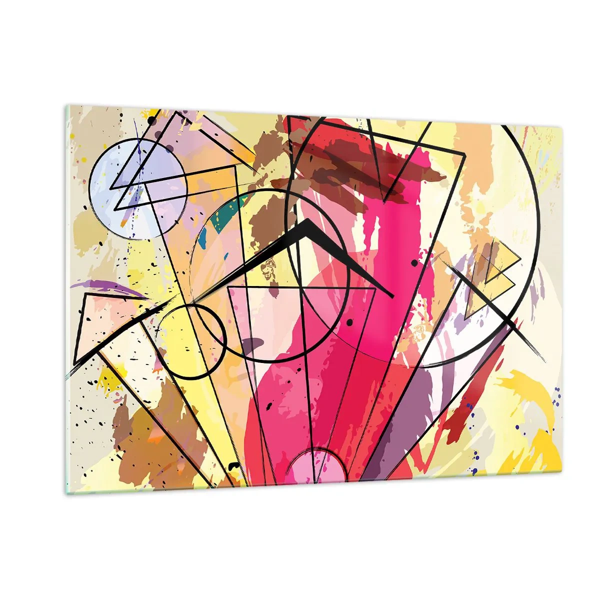 Quadro em vidro - Explosão - 120x80 cm
