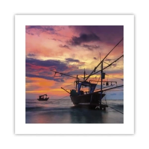 Pôster - Noite exótica - 40x40 cm