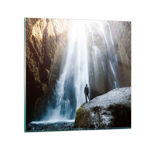 Quadro em vidro - Restabelecimento das proporções - 50x50 cm
