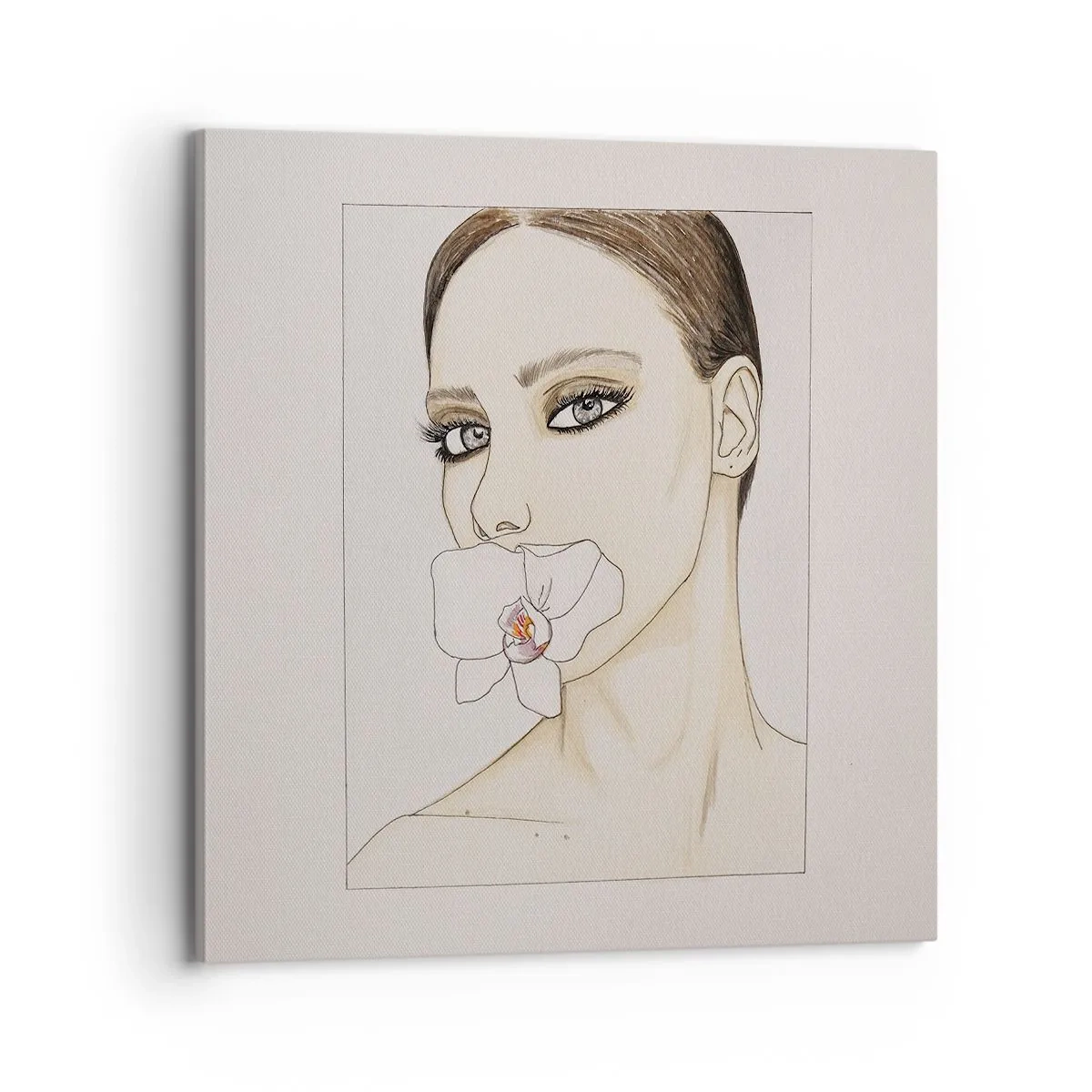Quadro em tela - Símbolo de elegância e beleza - 70x70 cm