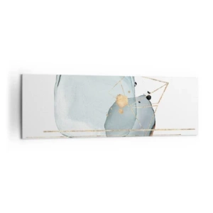 Quadro em tela - Um estudo sobre gotas - 160x50 cm