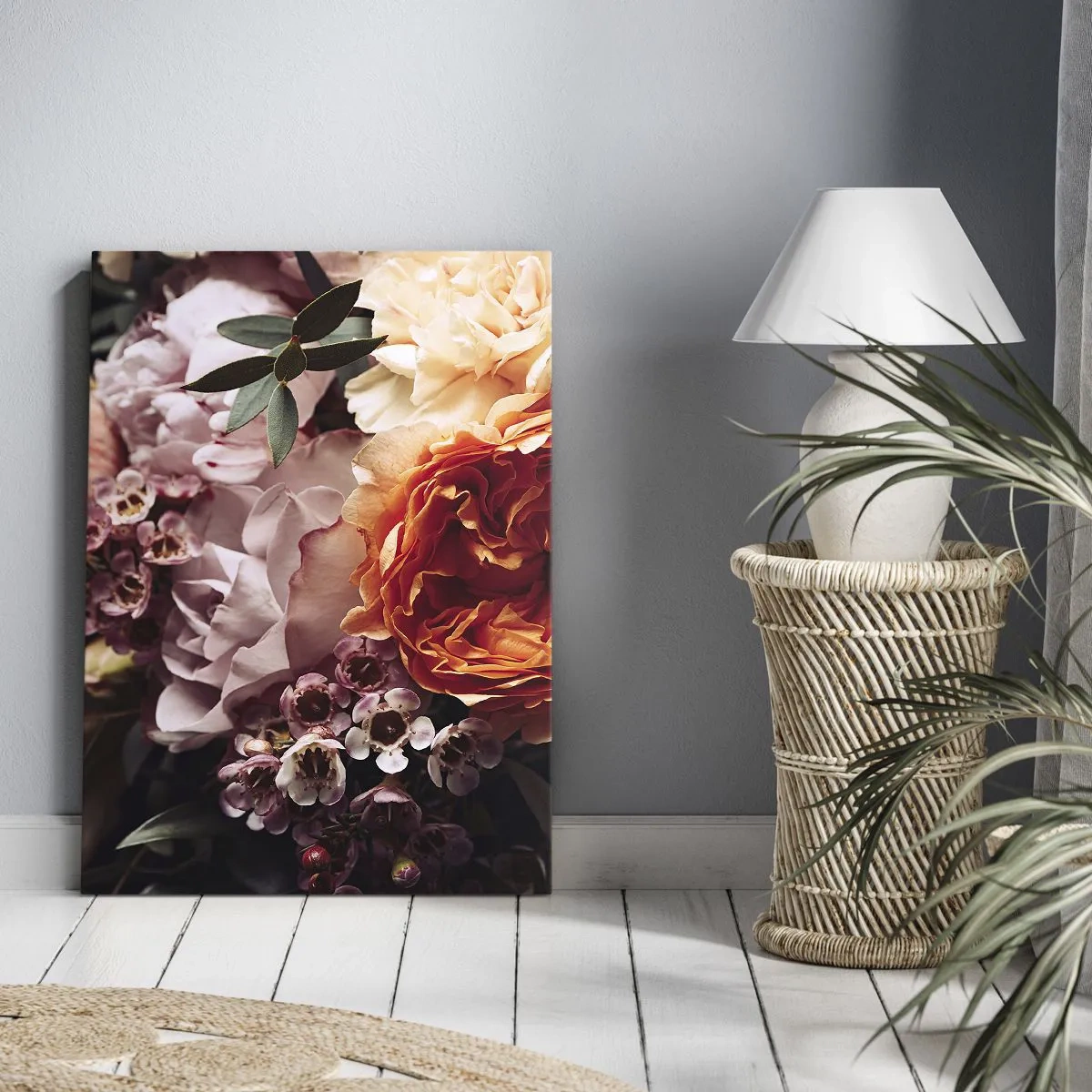 Quadro em tela - Envolto em beleza - 45x80 cm