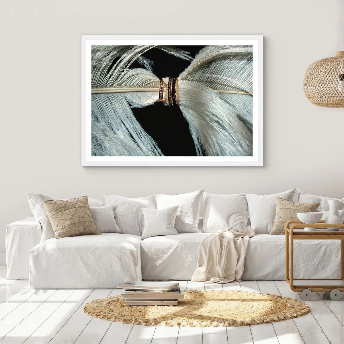 Pôster em moldura branca - ...todos os dias da nossa vida... - 100x70 cm