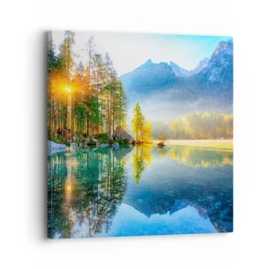 Quadro em tela - Majestade e doçura - 30x30 cm