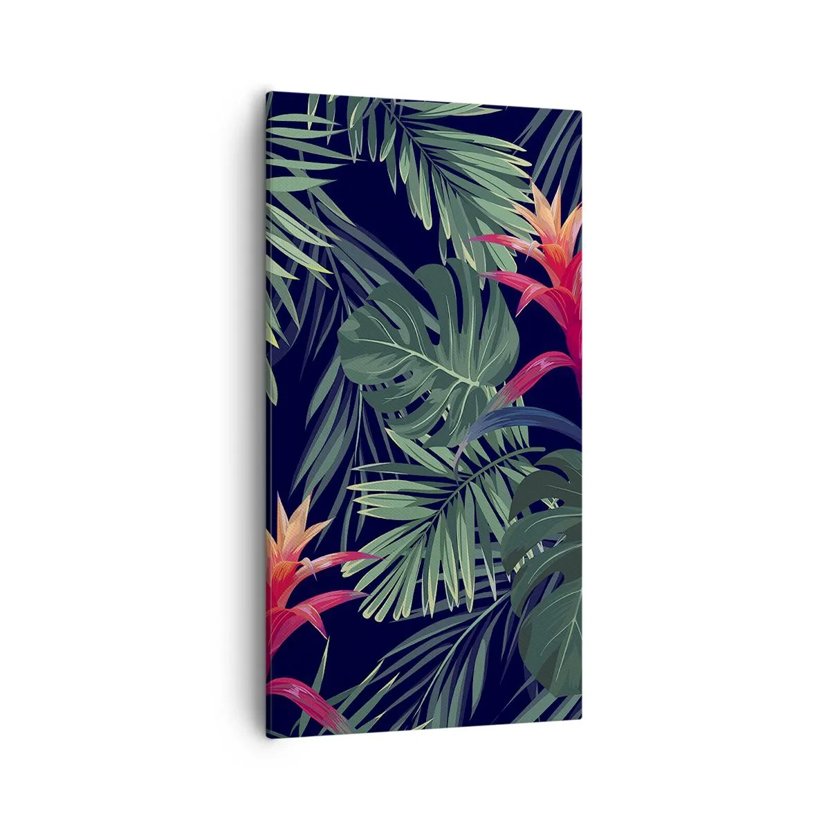 Quadro em tela - Queimar em verde - 55x100 cm