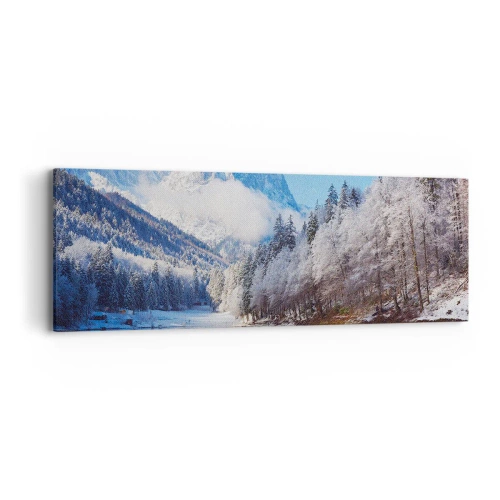 Quadro em tela - Guarda de neve - 90x30 cm