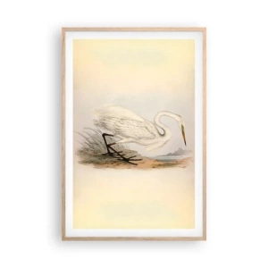 Pôster com moldura de carvalho claro - A senhora nos juncos - 61x91 cm