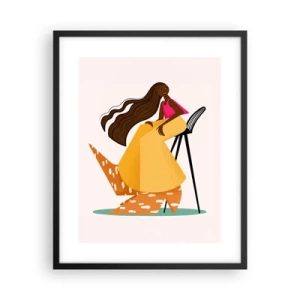 Pôster com moldura preta - Moda também é divertida - 40x50 cm