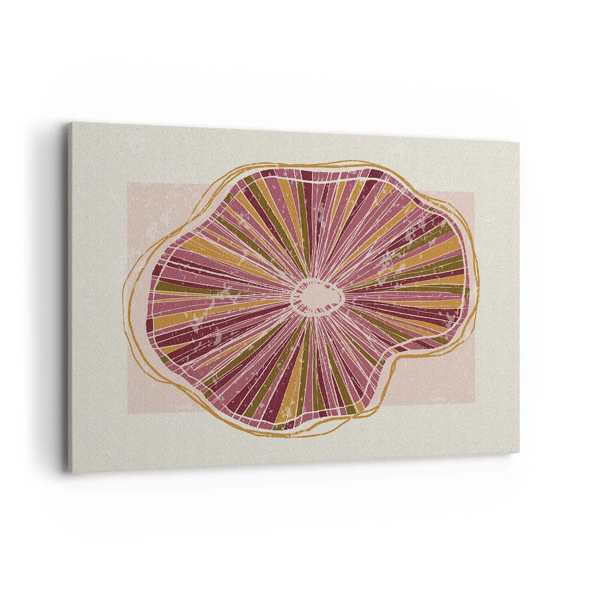 Quadro em tela - Abstração radiante - 100x70 cm