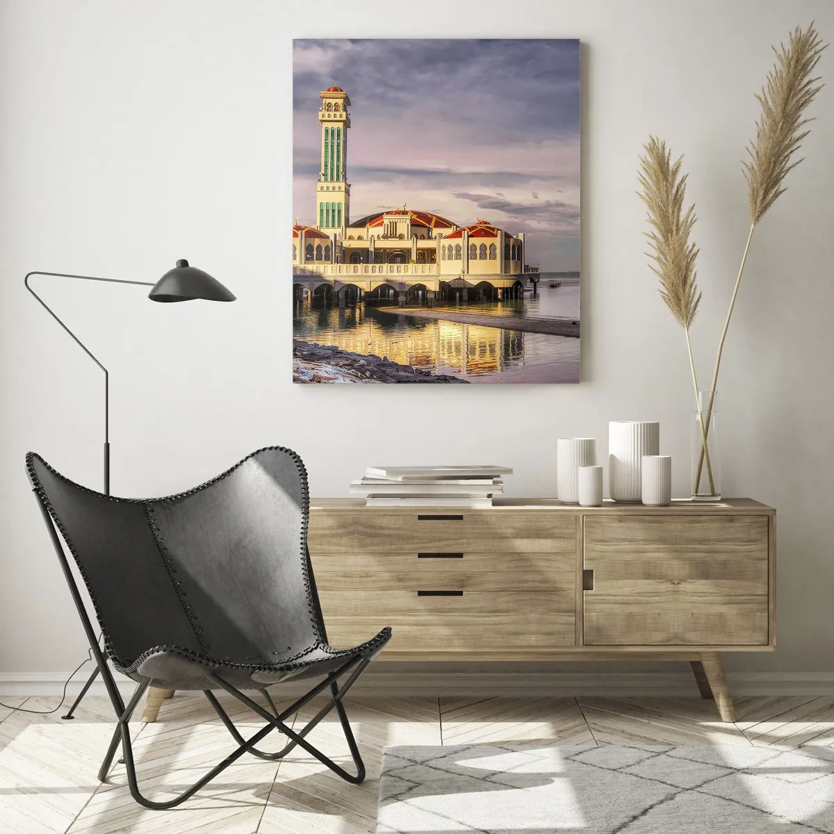 Quadro em vidro - Templo da natureza - 50x70 cm