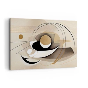 Quadro em tela - Composição: a essência da palavra - 120x80 cm