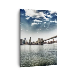 Quadro em tela - Ilha de Vidro - 50x70 cm