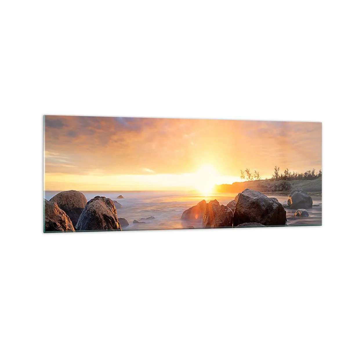 Quadro em vidro - A brisa luminosa da noite - 140x50 cm