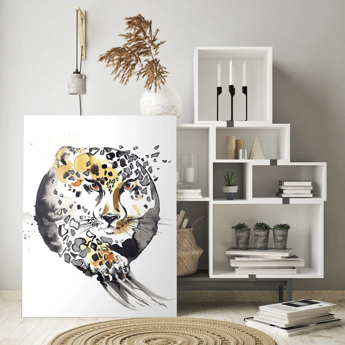 Quadro em vidro - Beleza predatória - 80x120 cm
