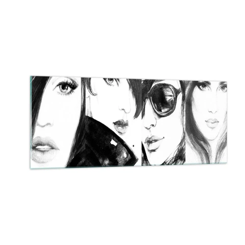 Quadro em vidro - Beleza multiplicada - 100x40 cm