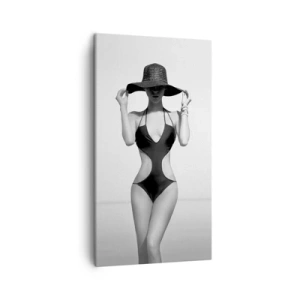 Quadro em tela - Meu nome é: Elegância - 45x80 cm