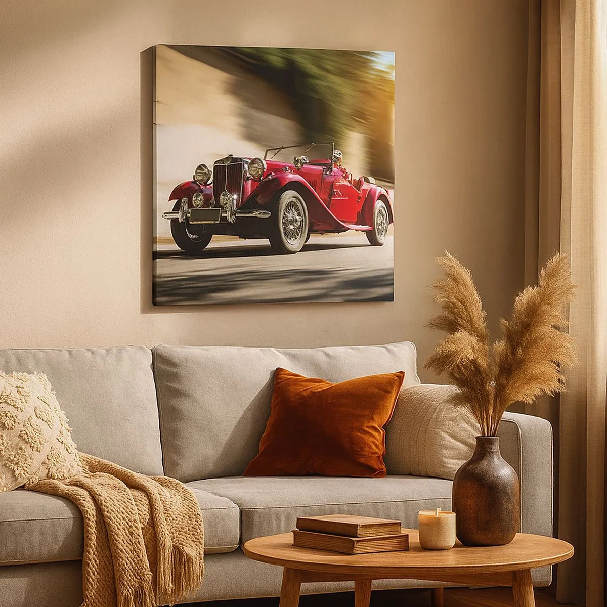 Quadro em tela - Mais bonita que a Vitória de Samotrácia - 30x30 cm