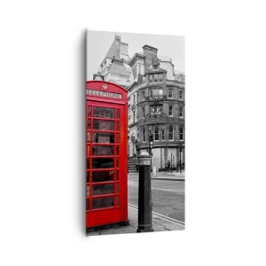 Quadro em tela - O mais vermelho da Europa - 65x120 cm