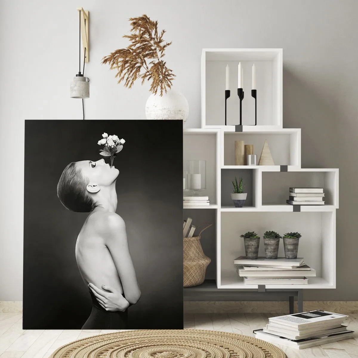 Quadro em vidro - Elegância excêntrica - 50x70 cm