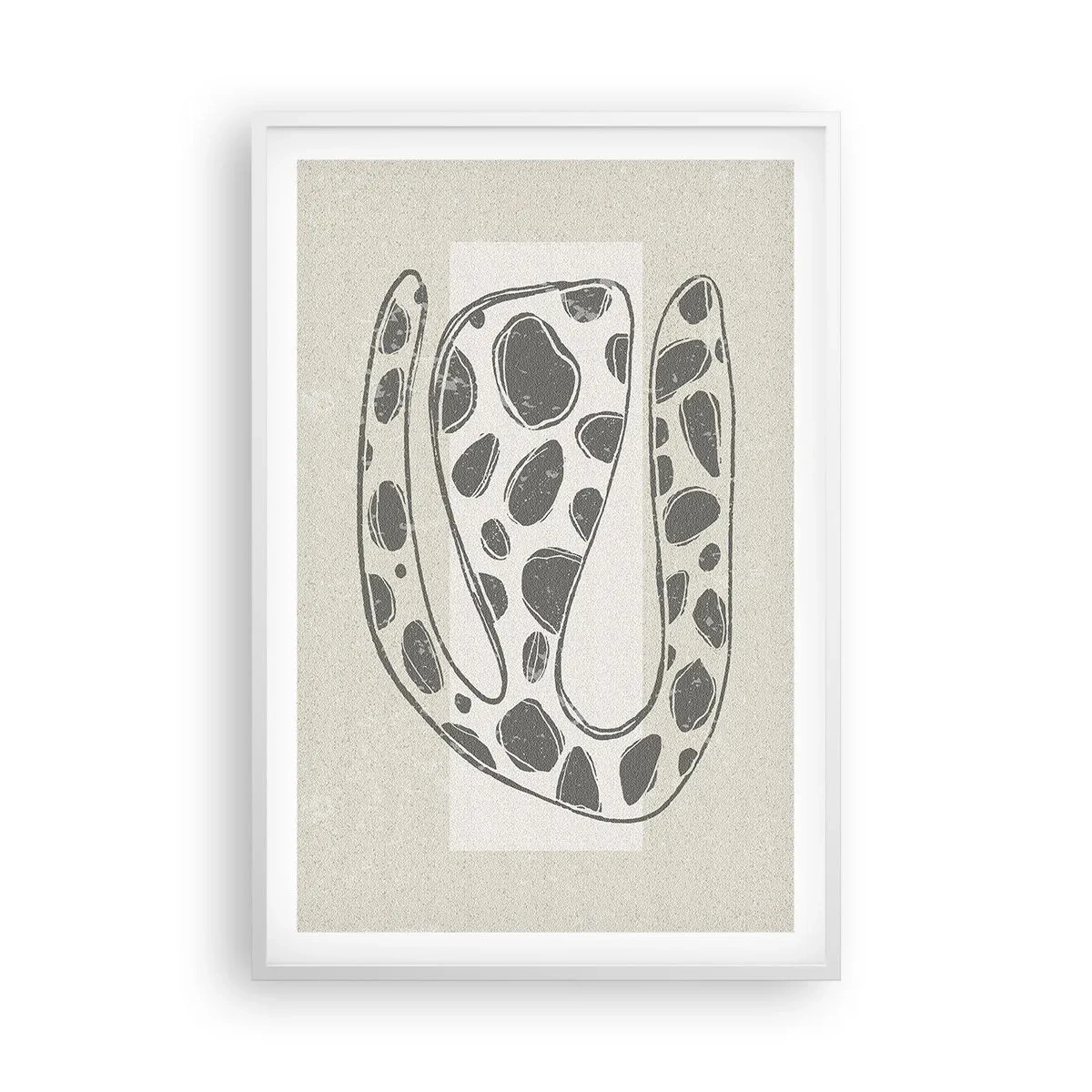 Pôster em moldura branca - Uma criatura estranha - 61x91 cm