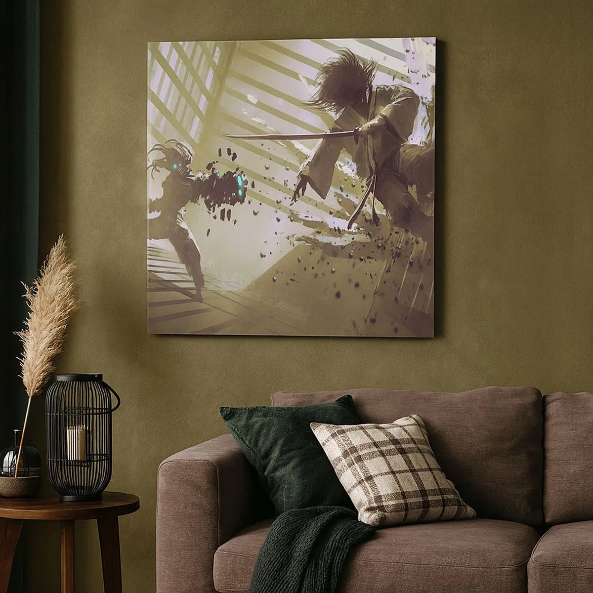 Quadro em tela - Você também pode ser um samurai - 30x30 cm