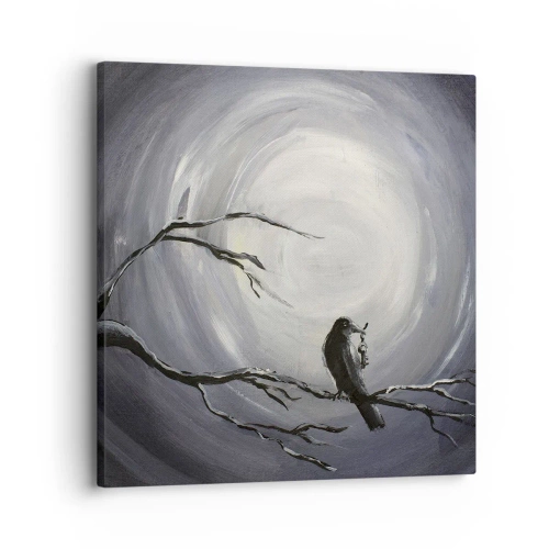 Quadro em tela - A chave para o mistério da noite - 30x30 cm