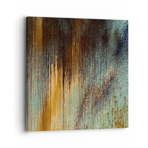 Quadro em tela - Uma composição colorida não acidental - 30x30 cm