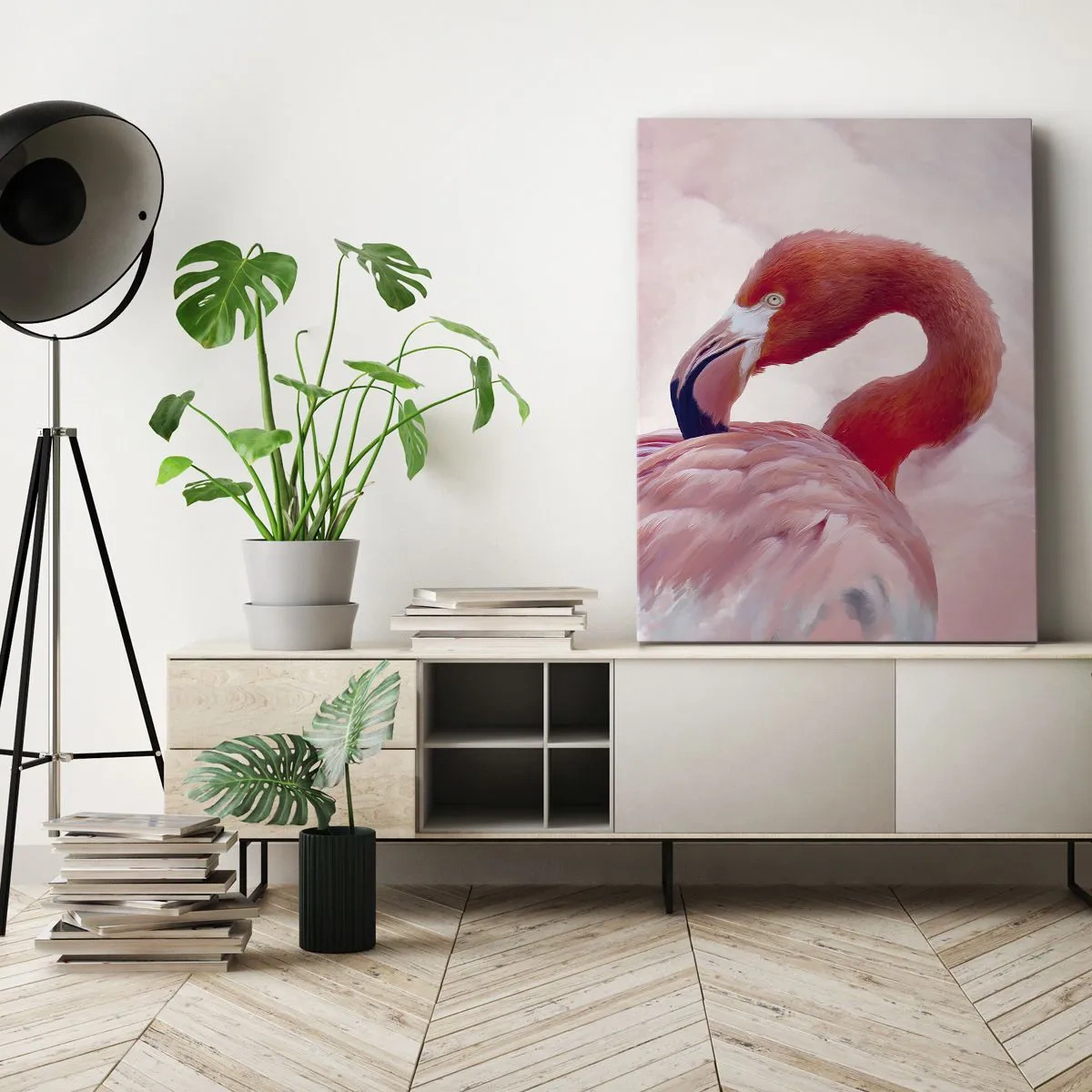 Quadro em tela - Beleza das aves - 50x70 cm