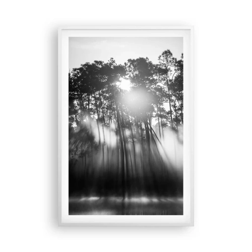 Pôster em moldura branca - O sol imparável - 61x91 cm