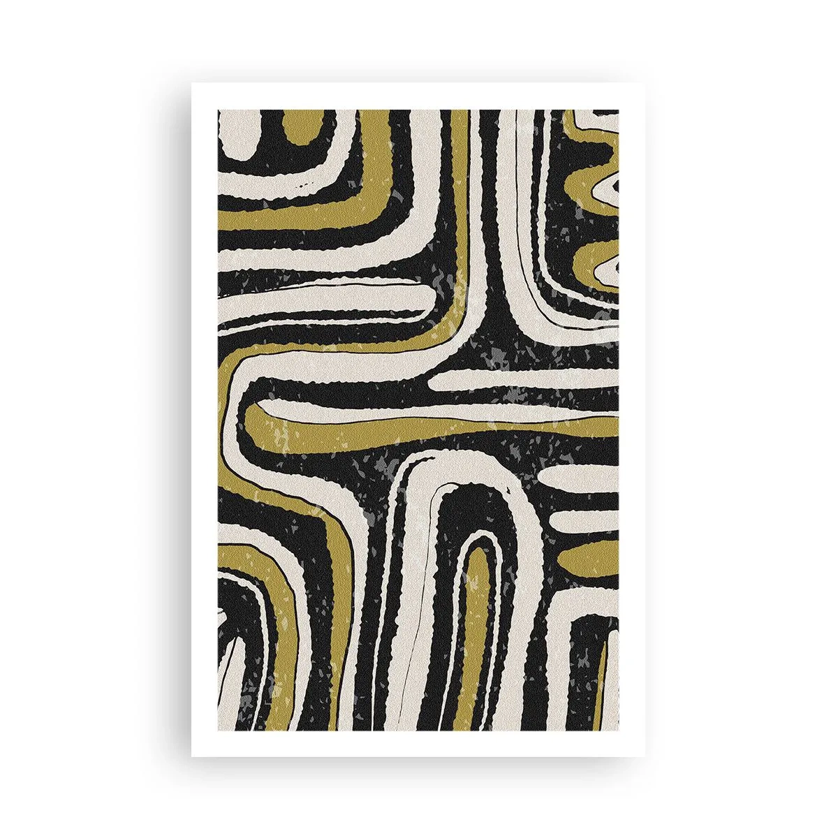 Pôster - Composição: estradas e becos - 61x91 cm