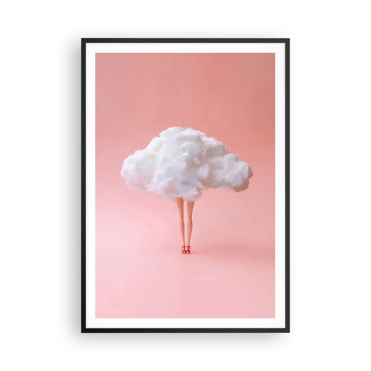 Pôster com moldura preta - Doce promessa - 70x100 cm