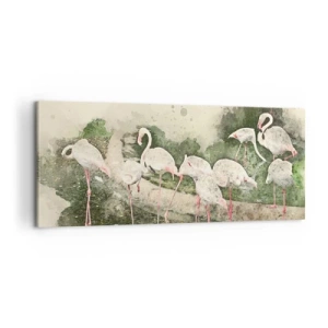 Quadro em tela - Sonho exótico - 100x40 cm