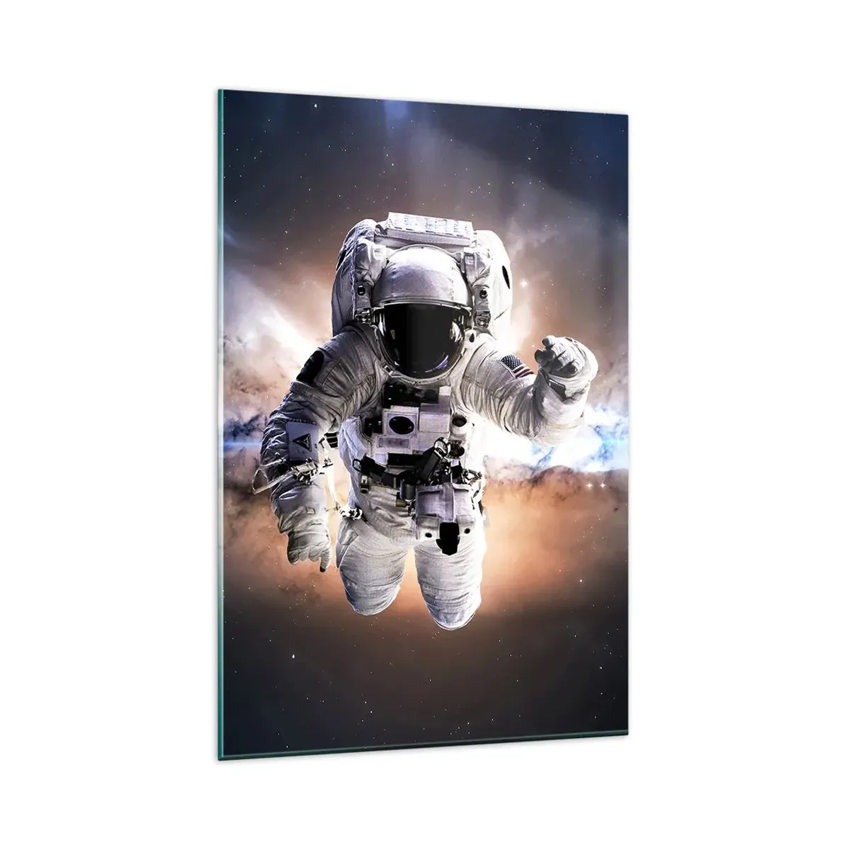 Quadro em vidro - Saudações do espaço - 80x120 cm
