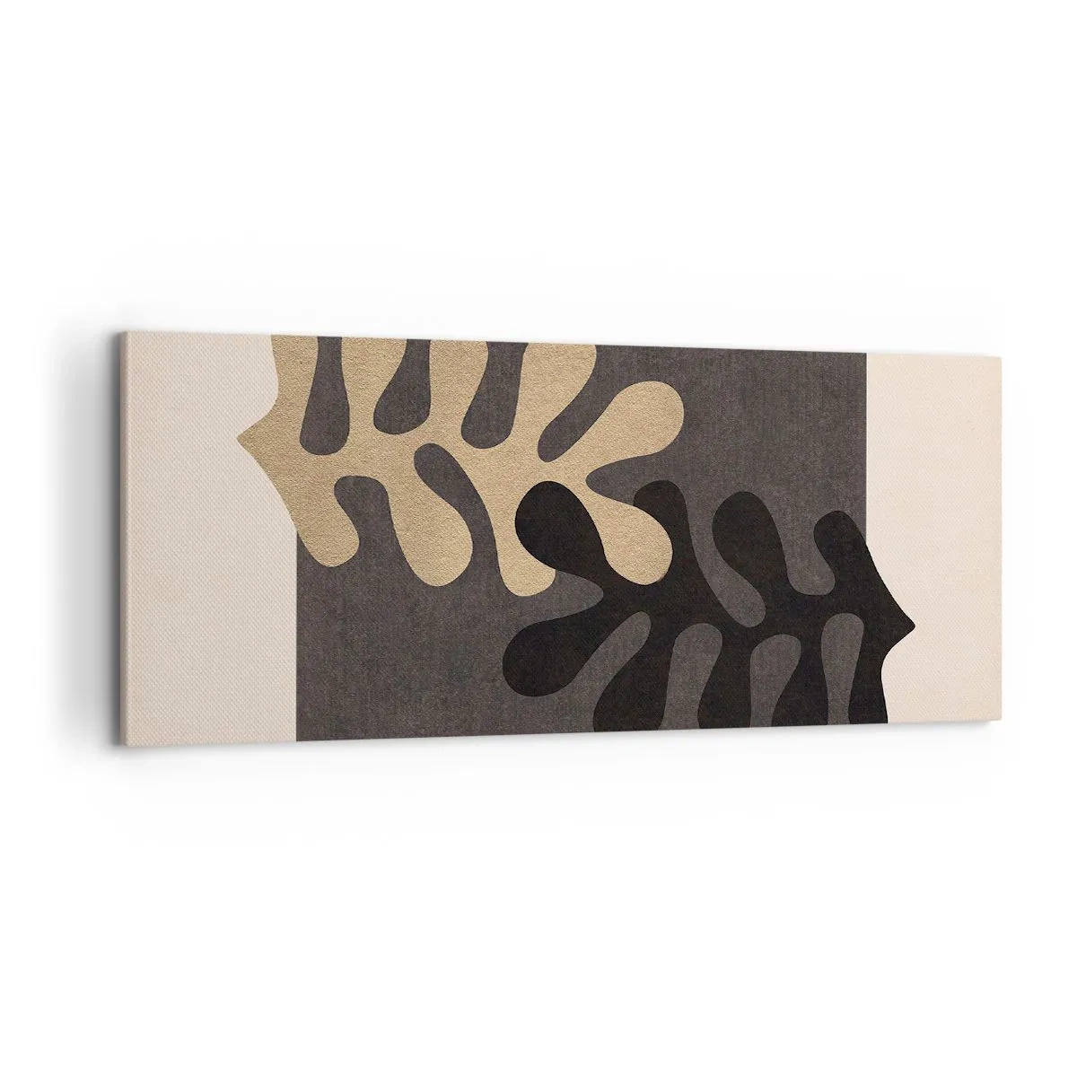 Quadro em tela - Ausência e complemento - 100x40 cm