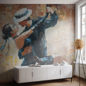 Papel de Parede Premium Sand - A la Rudolf Valentino - Abstração, Dança, Tango - 250x175 cm