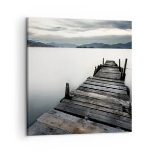 Quadro em tela - Mergulhar em paz - 60x60 cm