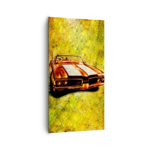 Quadro em tela - O poder encantado em formas - 65x120 cm