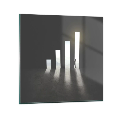 Quadro em vidro - Sucesso – impressão - 70x70 cm
