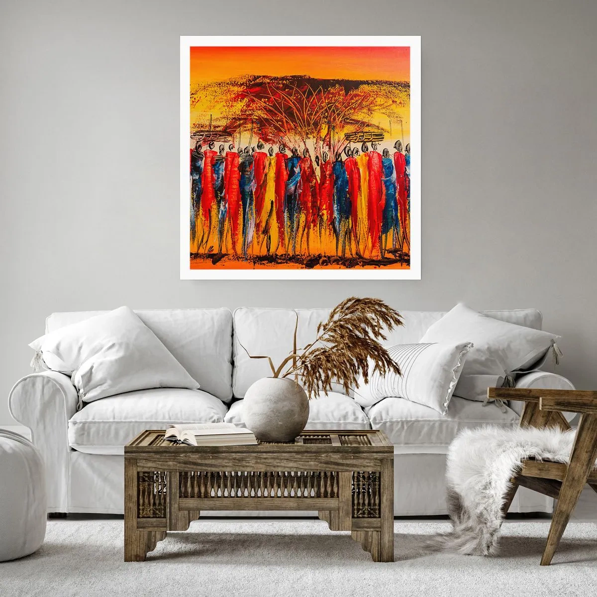 Pôster - Lá, lá, lá vão eles - 60x60 cm