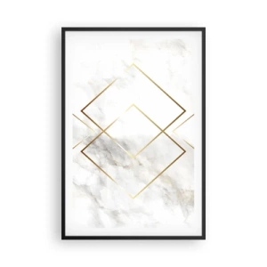 Pôster com moldura preta - Vista ao infinito - 61x91 cm