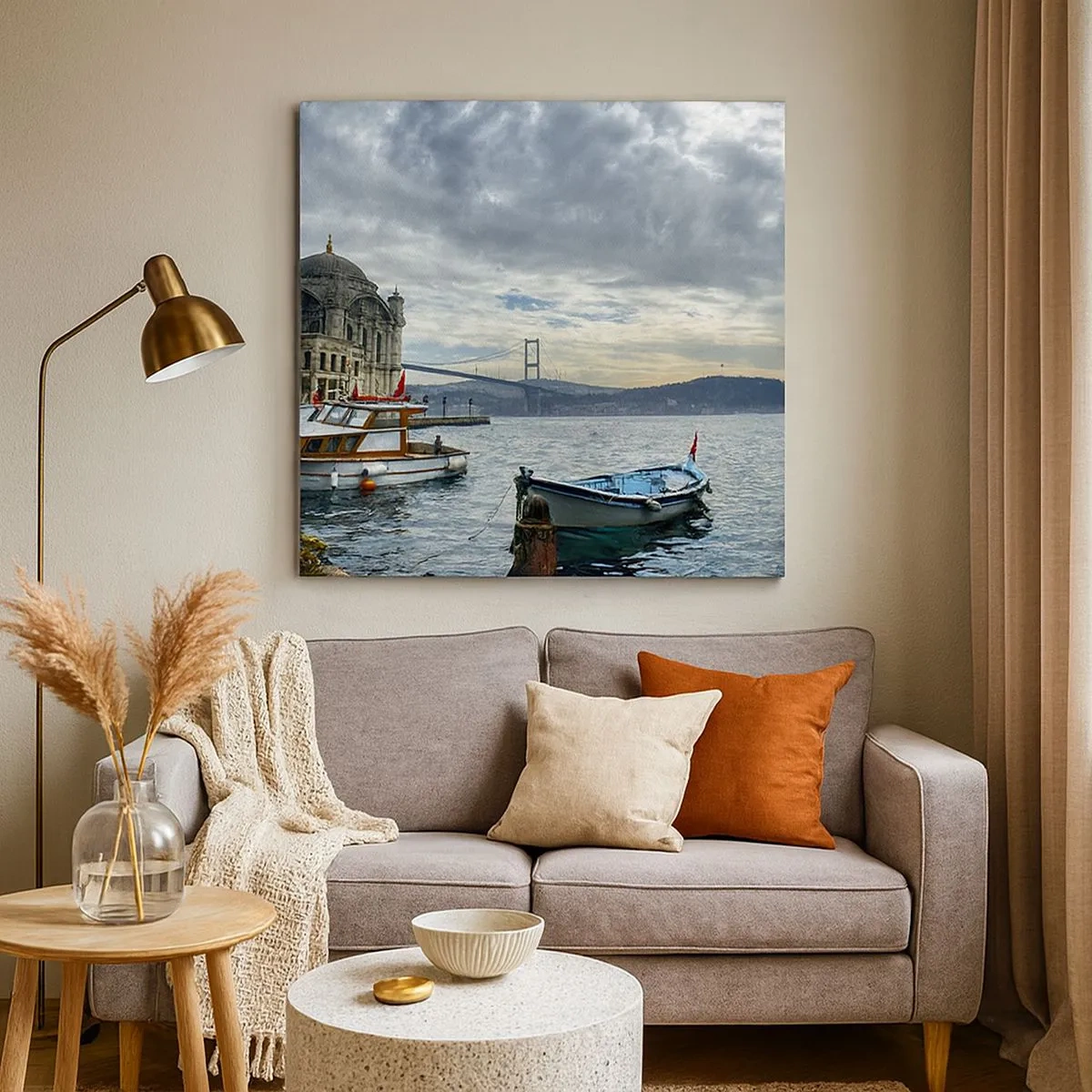 Quadro em tela - Na fronteira dos mundos - 30x30 cm